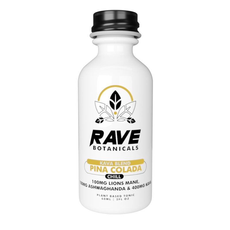 Rave Botanicals - Kava Blend Chill Shot Pina Colada - 60ml