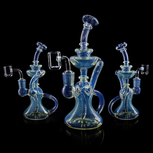 8'' PHOENIXSTAR GLASS RECYCLER WATER PIPE